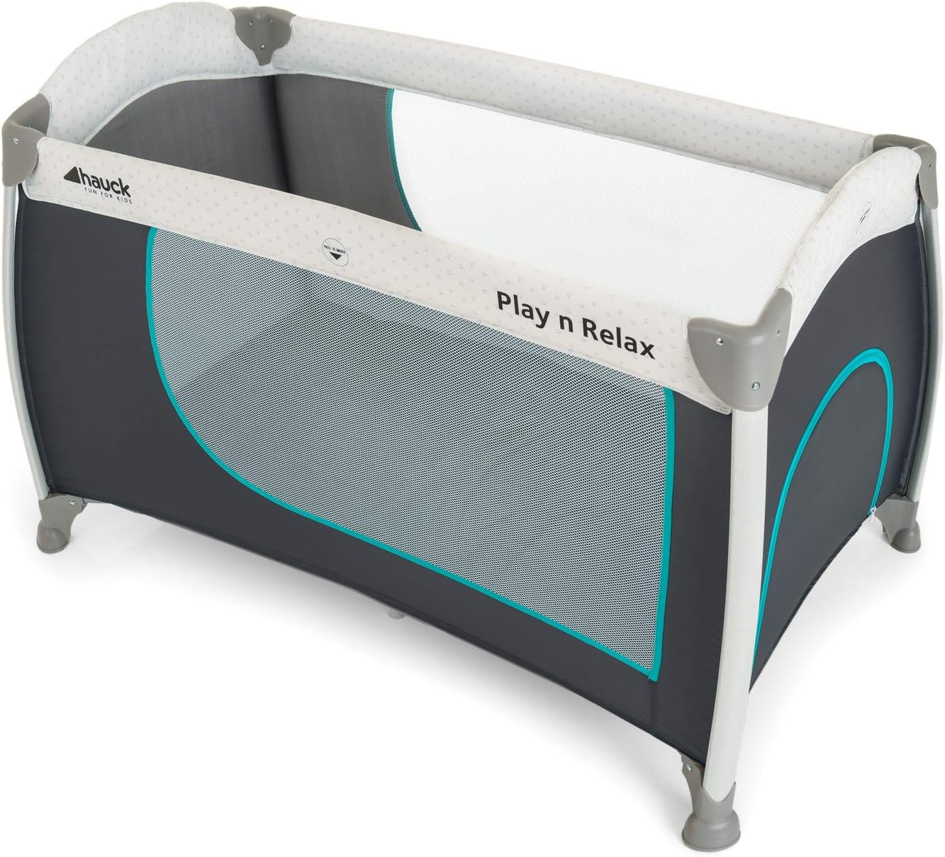 HauckPlay N Relax, Travel Bed, 0M+ To 15 Kg - Hearts