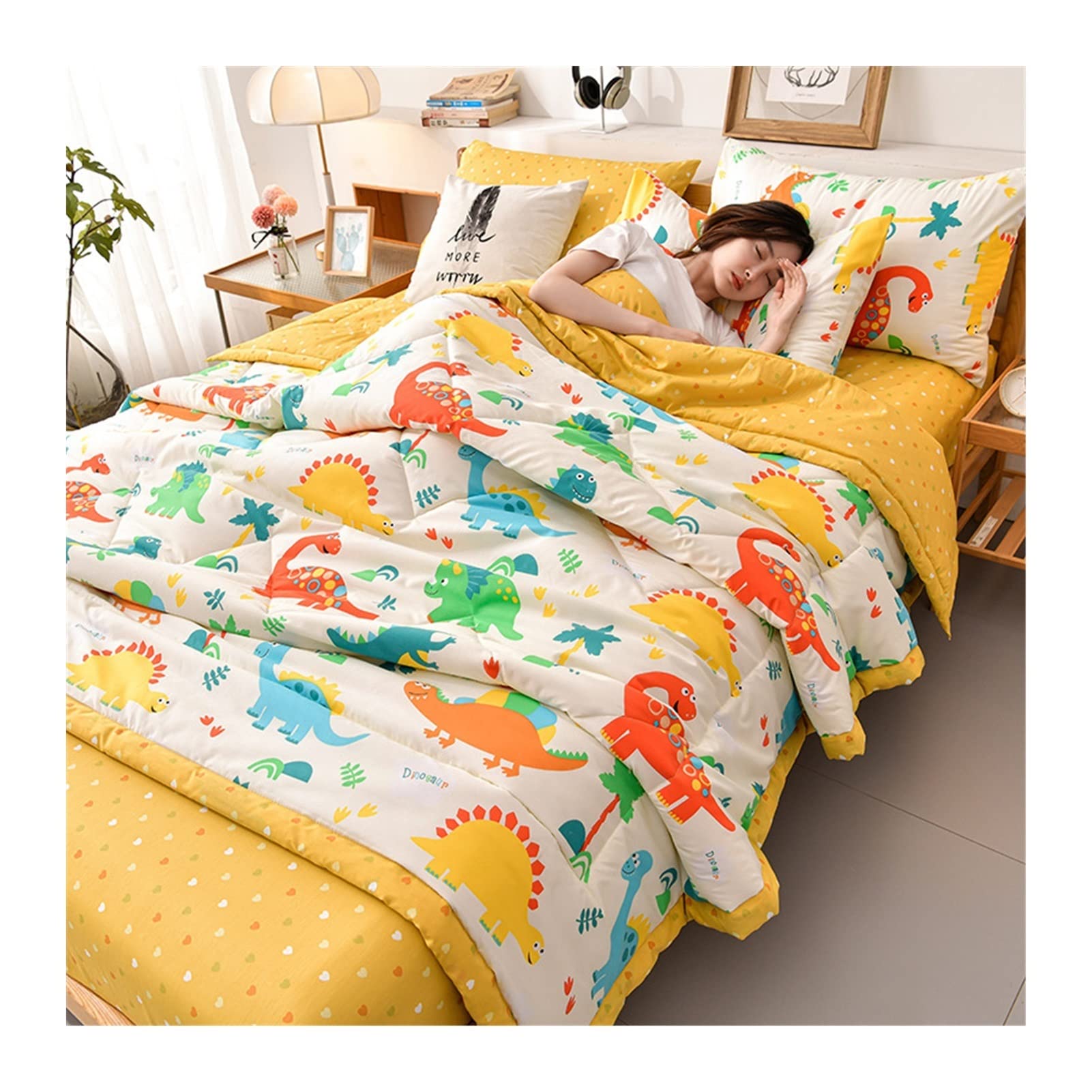 DUBTEDHOU Summer Blanket Lightweight Cooling Blanket Air Condition Summer Quilt Multicolor Multiple Sizes(A13,Quilt-100X150CM)
