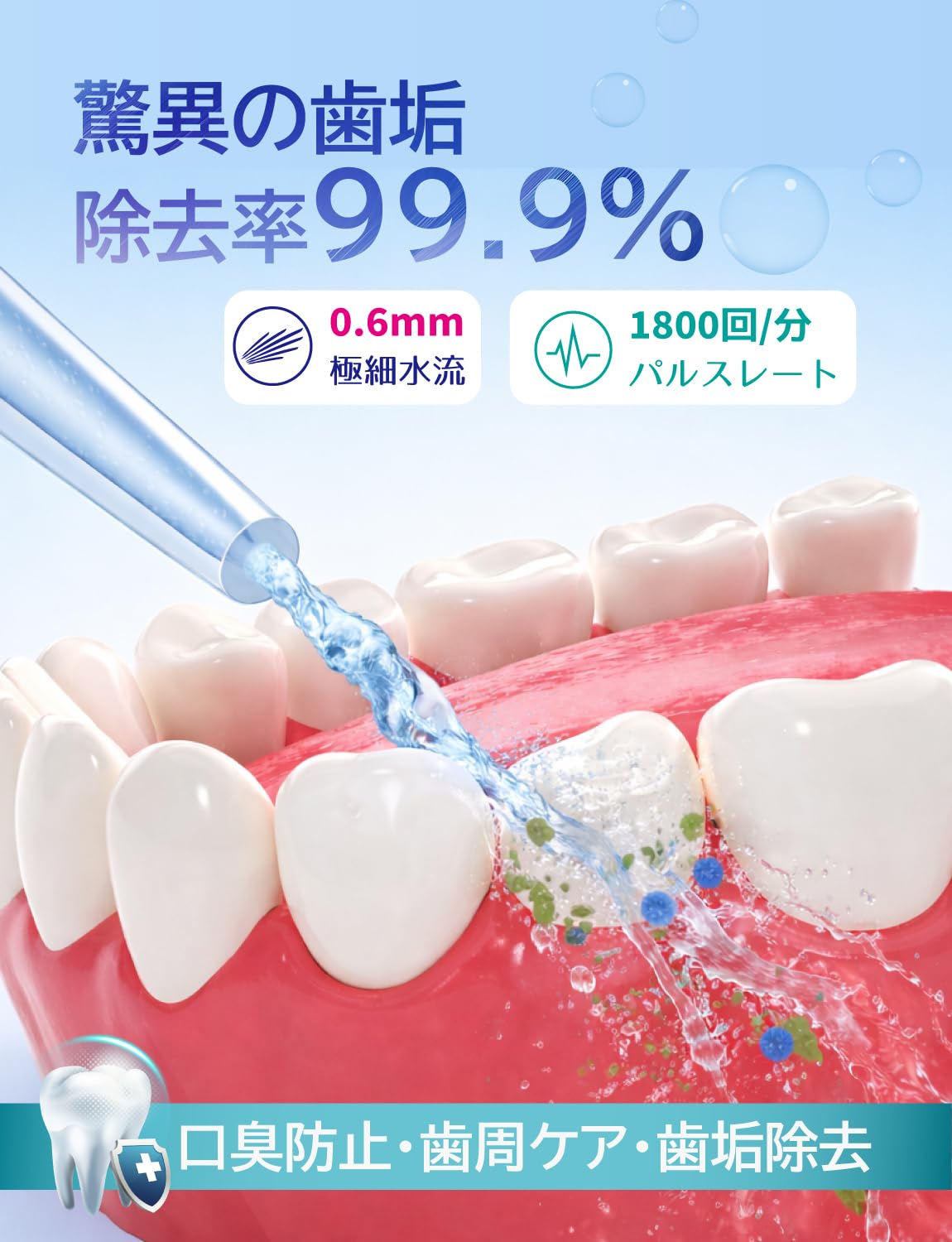 Amazon.co.jp: ジェットウォッシャー 口腔洗浄器 4種類の水流モード