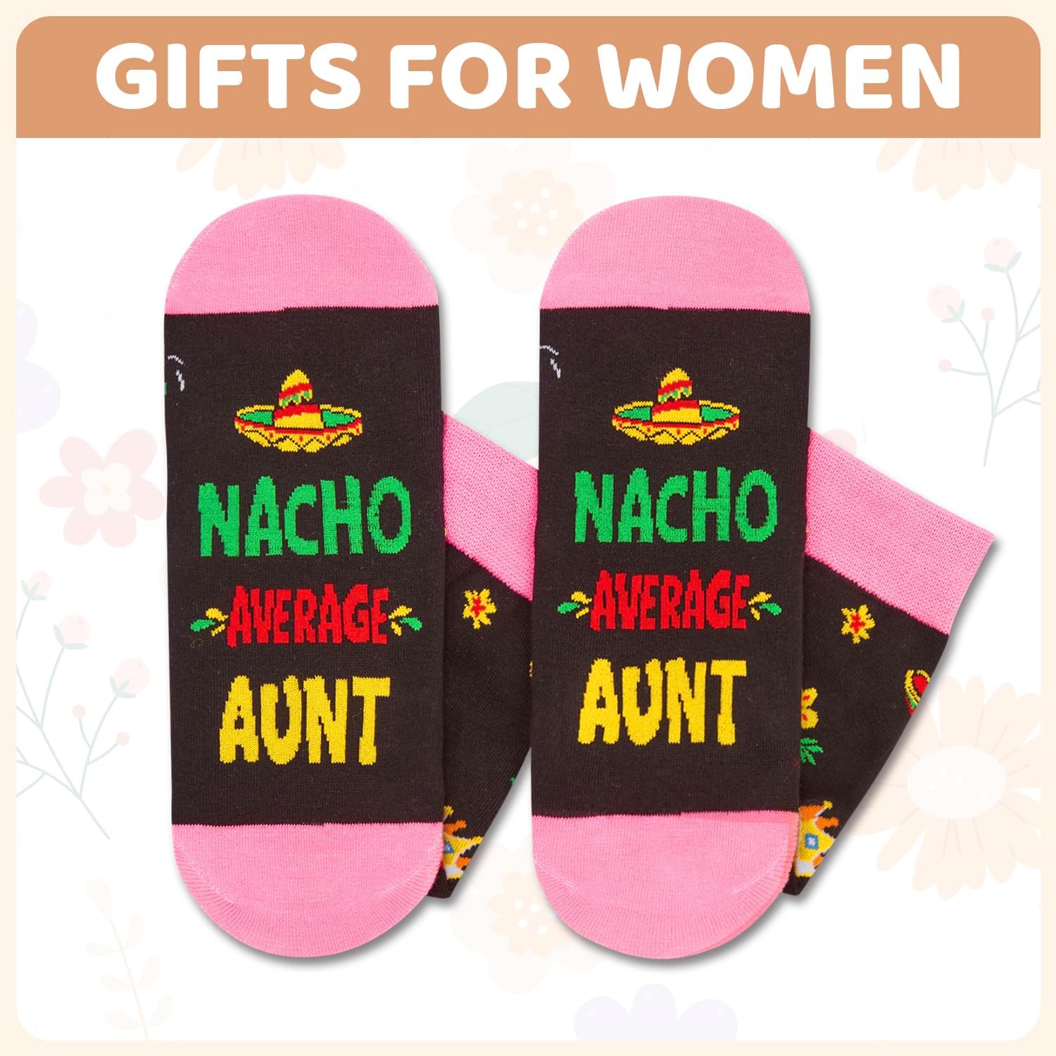 HAPPYPOP Mothers Day Gifts - Mother Daughter Sister in Law Socks, Aunt Niece Sister Socks - Image 4