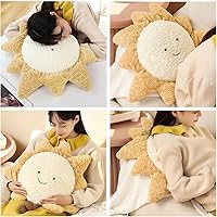 Vista 4 de Maxpetus Cómoda almohada de sol, estrellas, luna, cojín para sofá, precioso cojín (23.6 pulgadas, estrella)