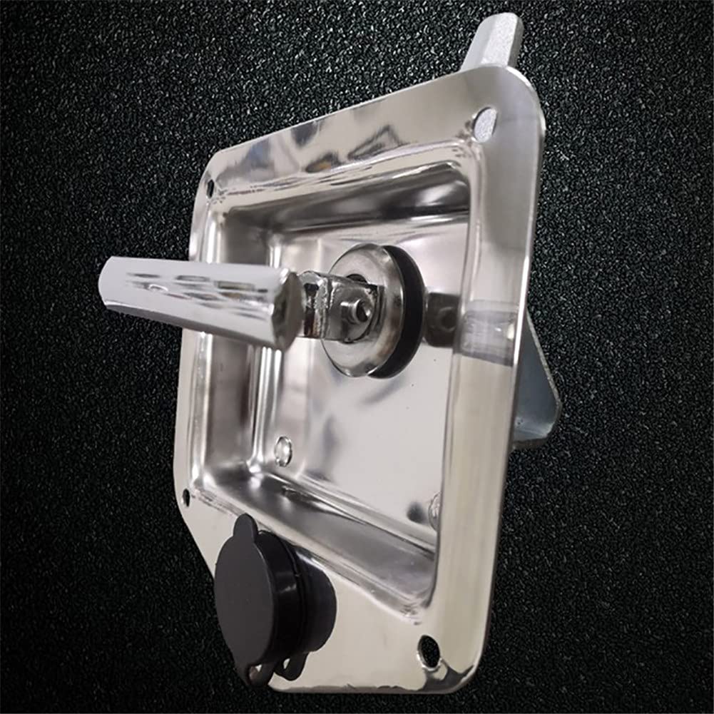 Asudaro T-Griff Schloss Kit - Türschloss Für Anhänger Wohnwagen Werkzeugkasten