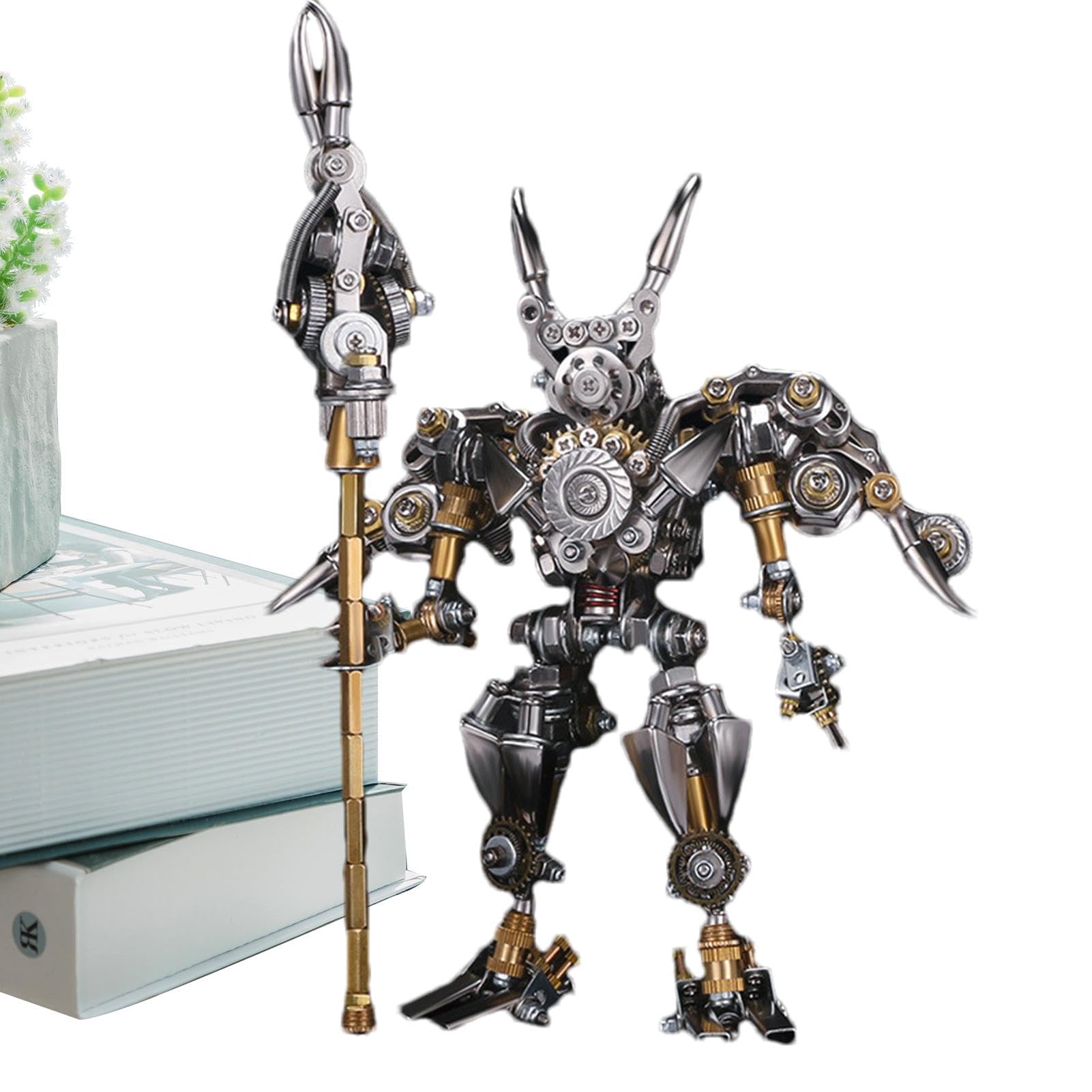 Puzzle in metallo per adulti,Puzzle in metallo - Puzzle meccanico con | statuetta cinese antica per adulti,Kit di modelli di puzzle in metallo - Kit di costruzione modelli di Figur