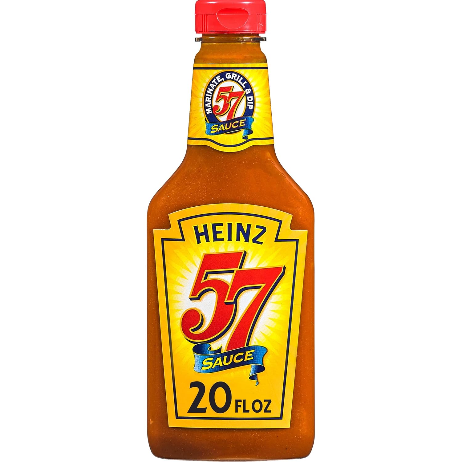 Heinz 57 Original Sauce 20 oz Bottle - Zesty Steak Sauce for Grilling, Marinating & Dipping Pork, Chicken
