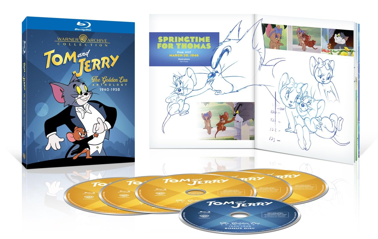 Tom Jerry The Golden Era Anthology 1940-1958