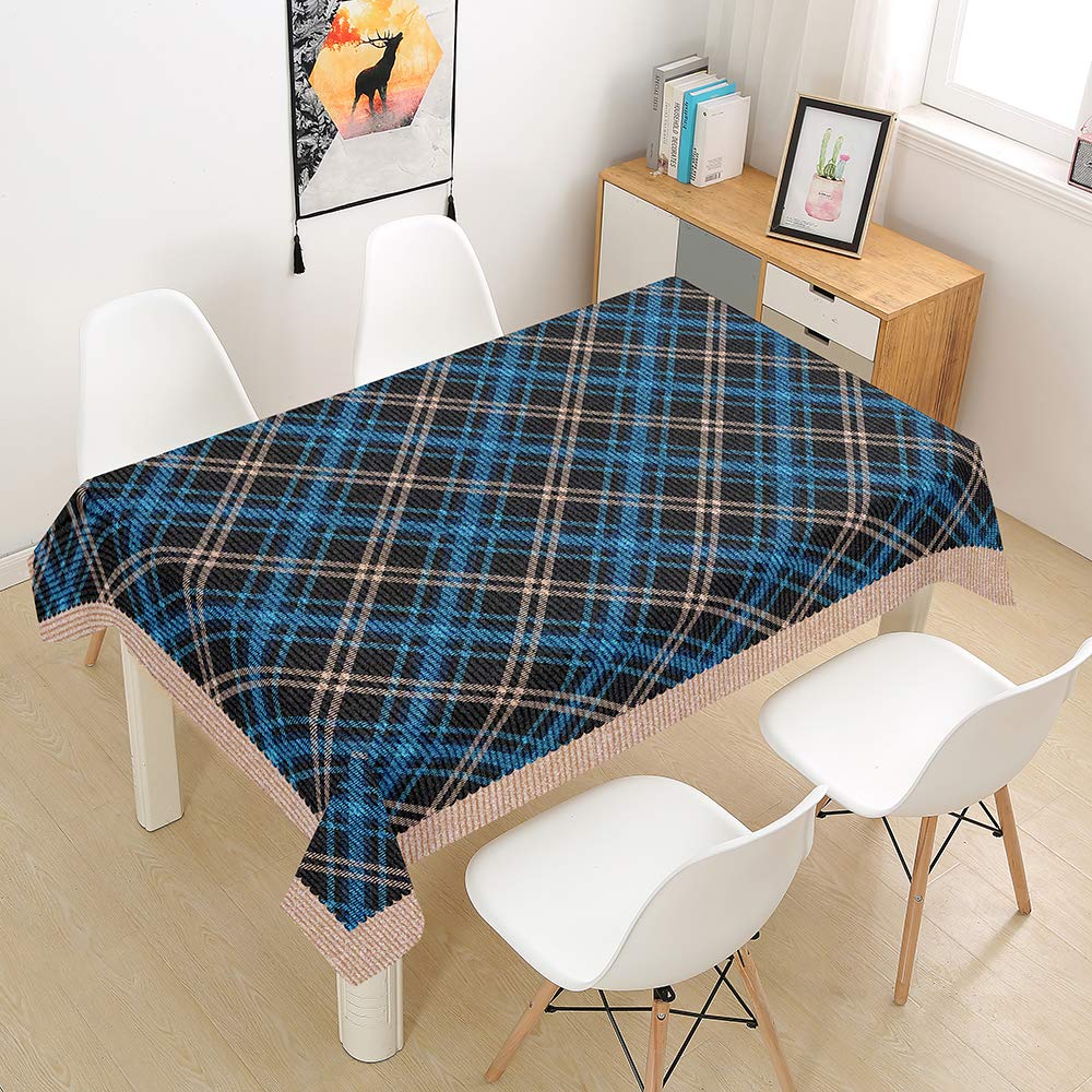 Nappe de cuisine Hiser pour table à manger et repas bleu
