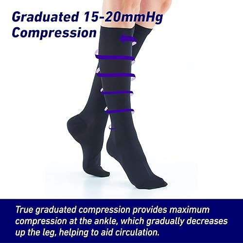 Miniatura 4 de Calcetines de viaje Neo G - Compresión graduada - Dispositivo médico de clase 1, Beige