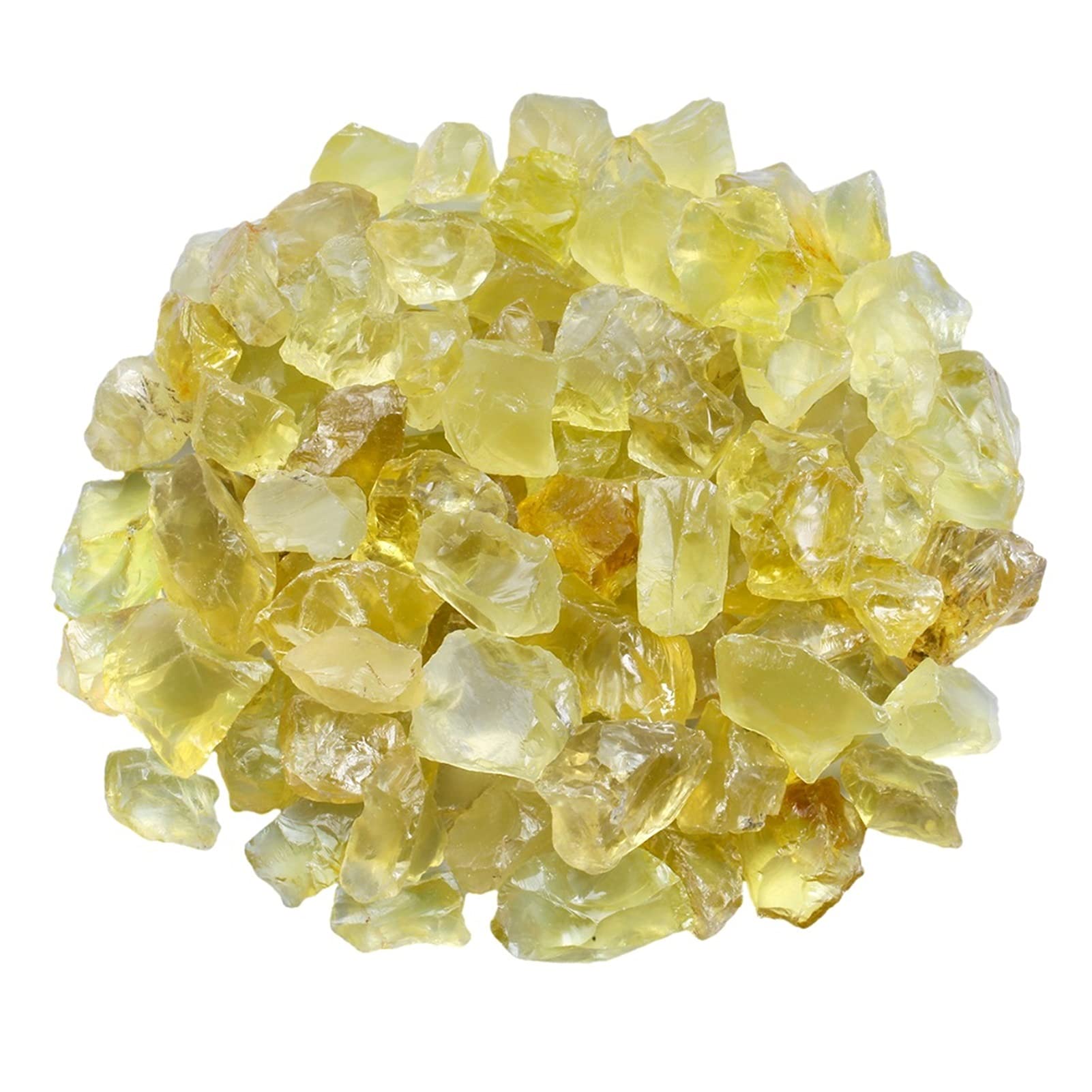 Cristal amarillo cuarzo natural de un kilo puro para alta joyeria y coleccionismo