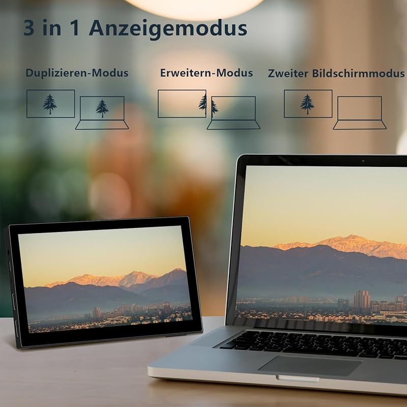 Pisichen 7 Colos Érintőképernyős Hordozható Mini Monitor - HD 1024x600 IPS Kijelző, Laptop, PS4/5, Raspberry Pi Kompatibilis