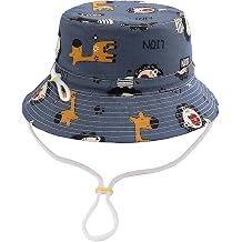 Baby Toddler Kids Bucket Sun Hat Cute Print Summer Outdoor Infant Beach Hat for Boys Girls