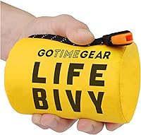 Vista 10 de Go Time Gear Life Bivy Emergency Survival Sleeping Bag Thermal Bivy - Use as Emergency Bivy Sack, Survival Sleeping Bag, Mylar Emergency Blanket