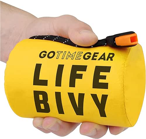 Go Time Gear Life Bivy Emergency Survival Sleeping Bag Thermal