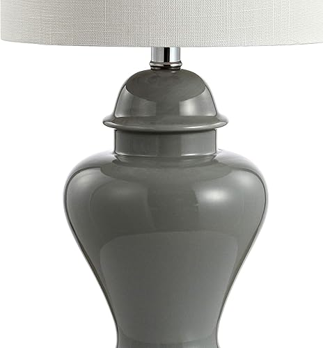 Miniatura 4 de JONATHAN Y JYL6602B-SET2 Juego de 2 lámparas de mesa Qin de 22 pulgadas de cerámicahierro clásico LED de casa de campo, diseñador, glamour,