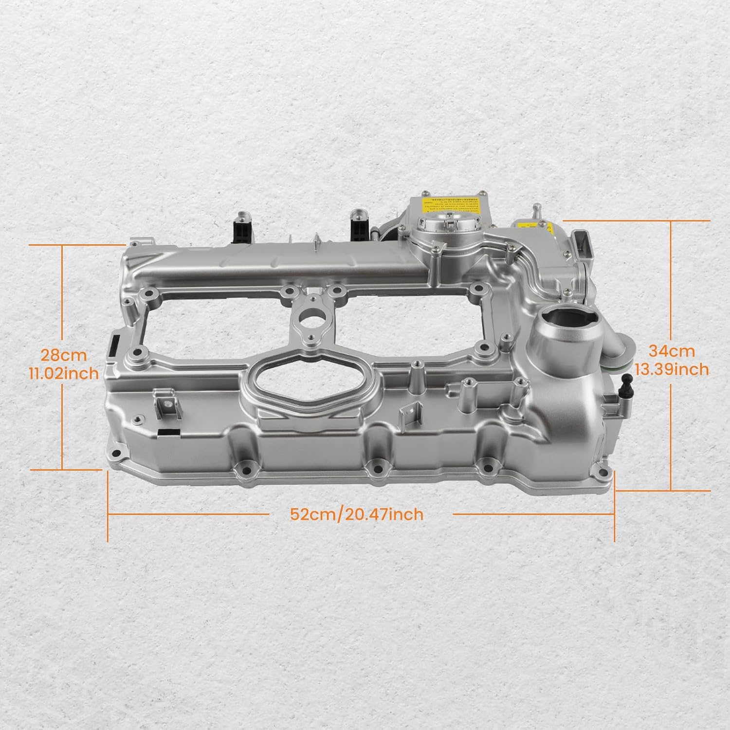 maXpeedingrods N20 Upgrade Aluminum Engine Valve Cover with Gasket Bolts Kit for BMW 2012-2018 228i 320i 328i 428i 528i X1 X3 X5 Z4 2.0L Replaces 11127588412, 11127625477