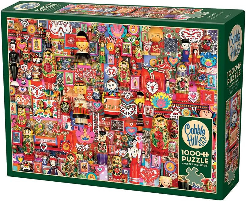 Cobble Hill 1000 Piece Puzzle - Dollies - Sample Poster Included