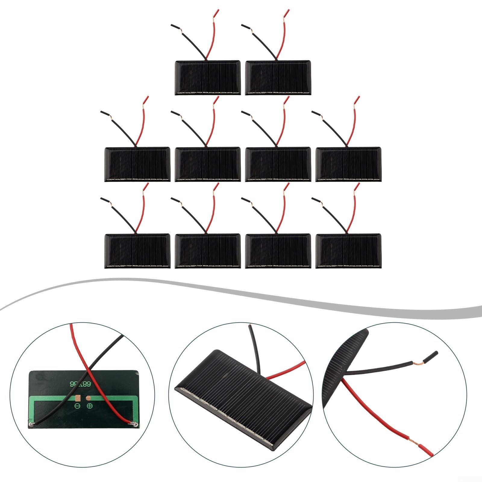 Miniatur-Solarpanel mit 5 V Ausgangsleistung für energieeffiziente Heimwerkeranwendungen (1 Stück)