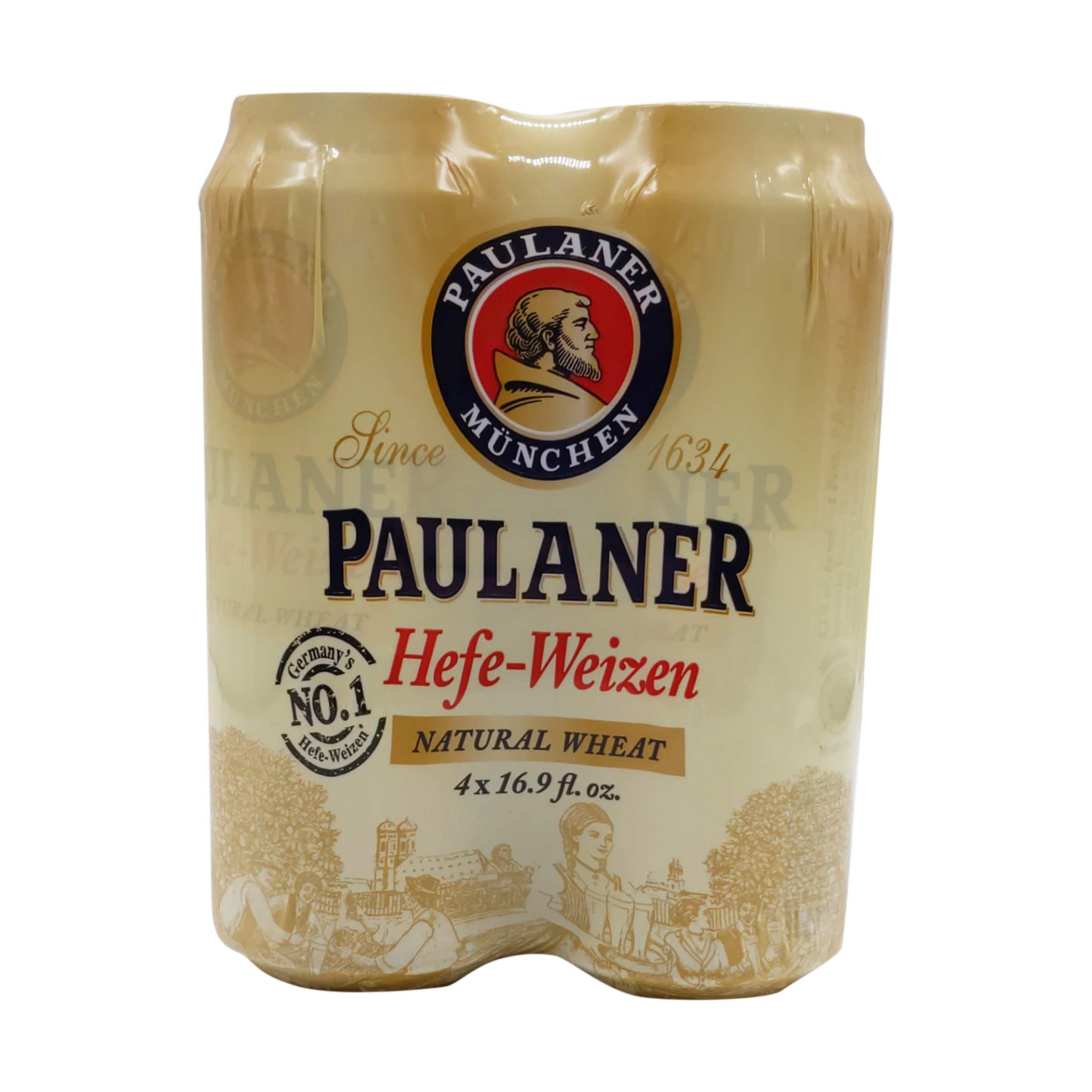 Paulaner, Wheat German, 4pk, 16.9 Fl Oz Cans | Grocery Pickup