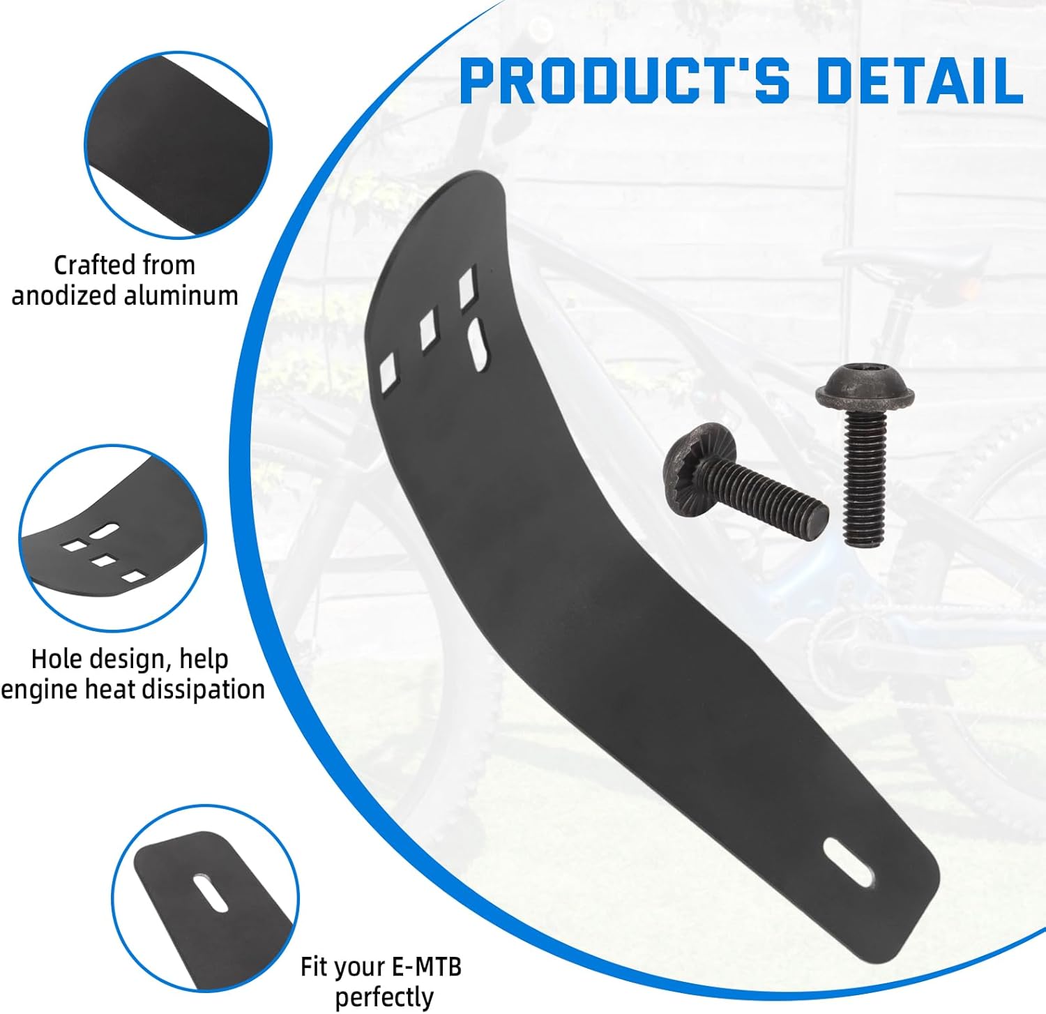 for Specialized Turbo Levo gen4 Bash Guard Engine Guard Plate, E-Bike Mountain Bike Lower Frame Guard Cover Protection, Motor Guard Cover, Lightweight Mountain Bike Engine Shield, Black