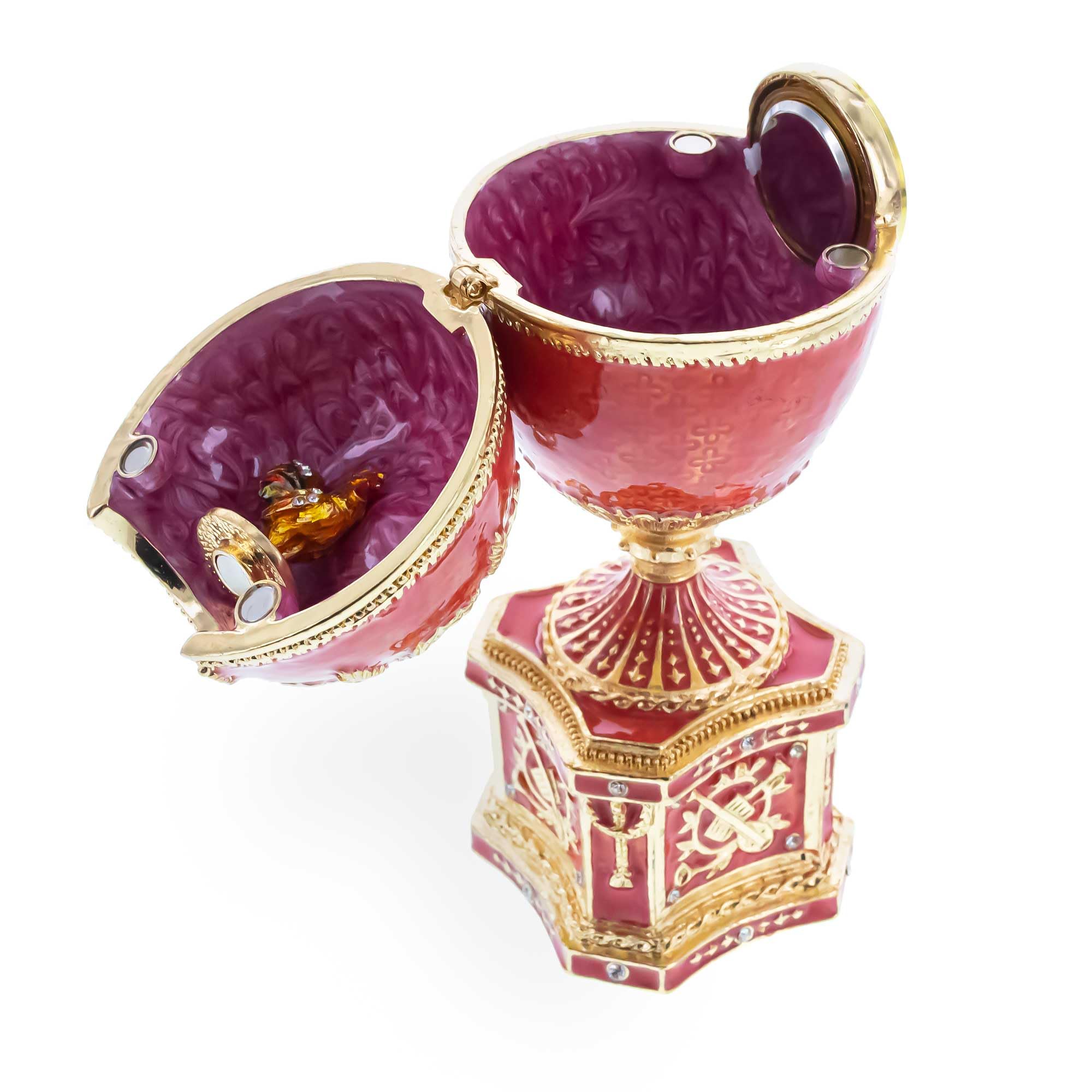 Huevo de Pascua Real Imperial Kelch Chanticleer 1904