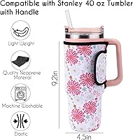 Vista 7 de BABORUI Portavasos para Stanley de 40 onzas compatible con bolsa Bogg, accesorios para bolsa Bogg Original XL, soporte para bebidas compatible