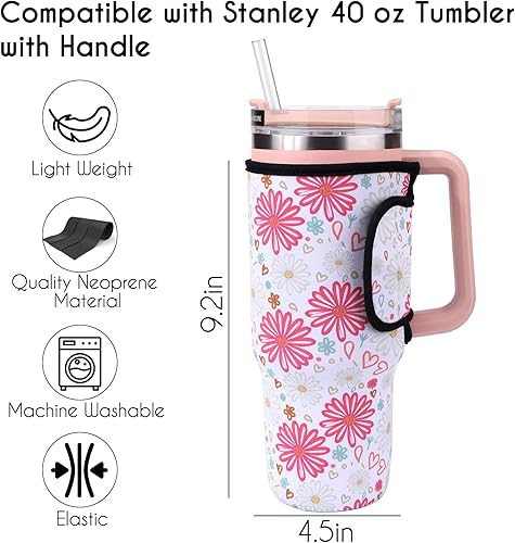 Miniatura 7 de BABORUI Portavasos para Stanley de 40 onzas compatible con bolsa Bogg, accesorios para bolsa Bogg Original XL, soporte para bebidas compatible con