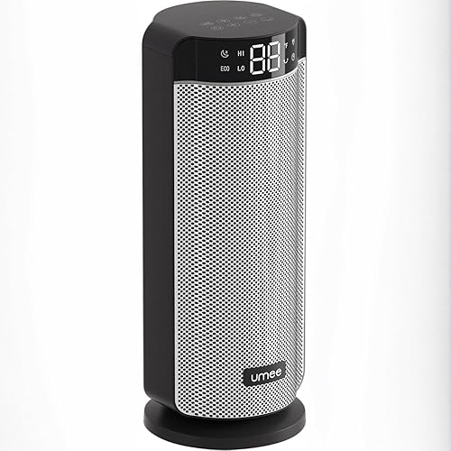 Calentadores de espacio para uso en interiores Habitación grande, oscilación de 70, cerámica de calentamiento rápido eléctrico con termostato