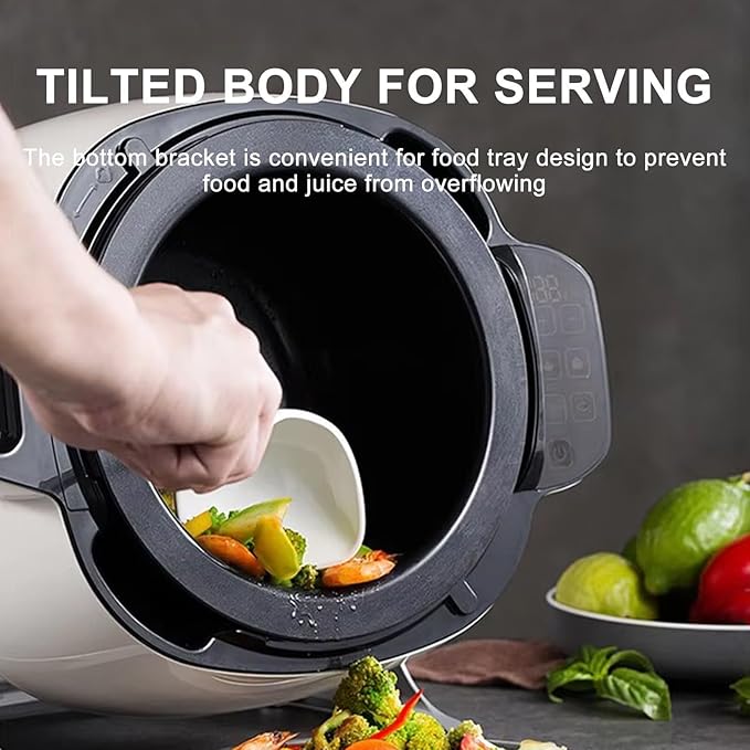 Sartén Eléctrico Automático 6L 2000W para Saltear y Guisar miniatura 7