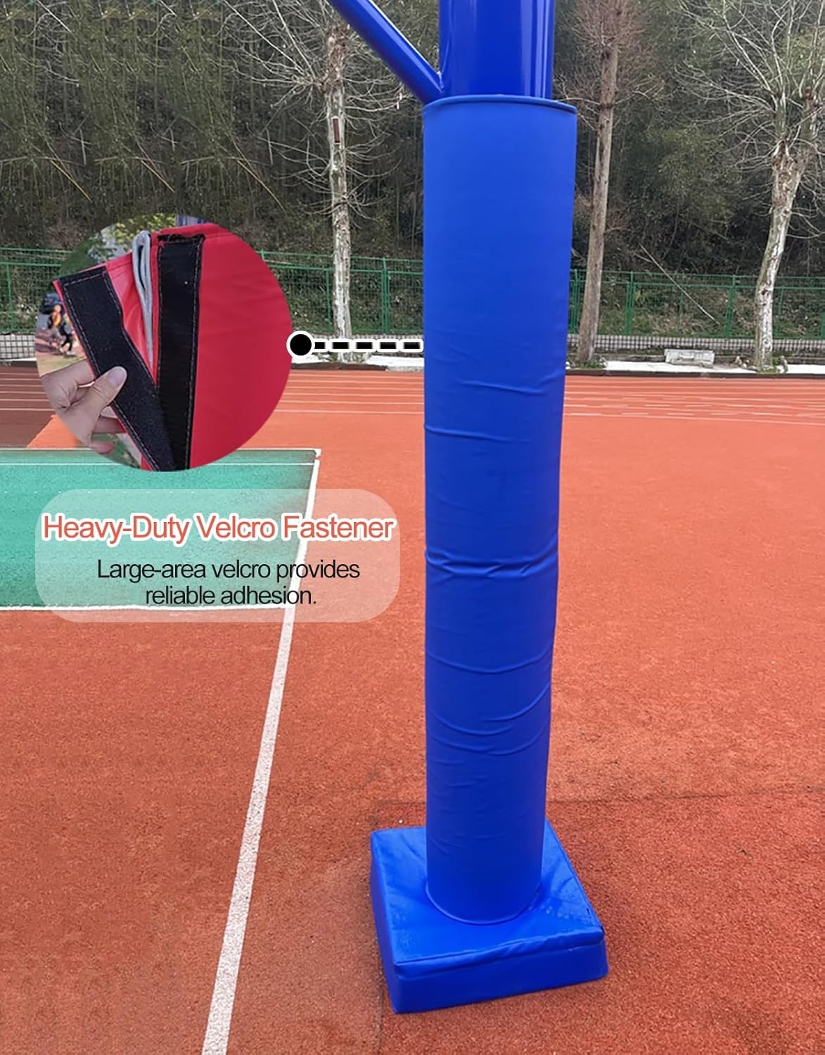 YXXSDP Basketball Pole Pad Heavy Duty Safety Pole Pads for Player Protection, Waterproof & Durable Protective Pads for Outdoor Court/Playground(Orange)