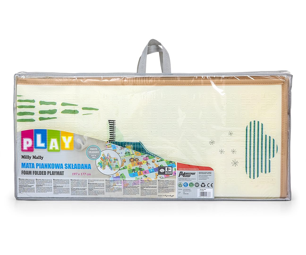Tapis de jeu pliable Milly Mally Savane & Arbre