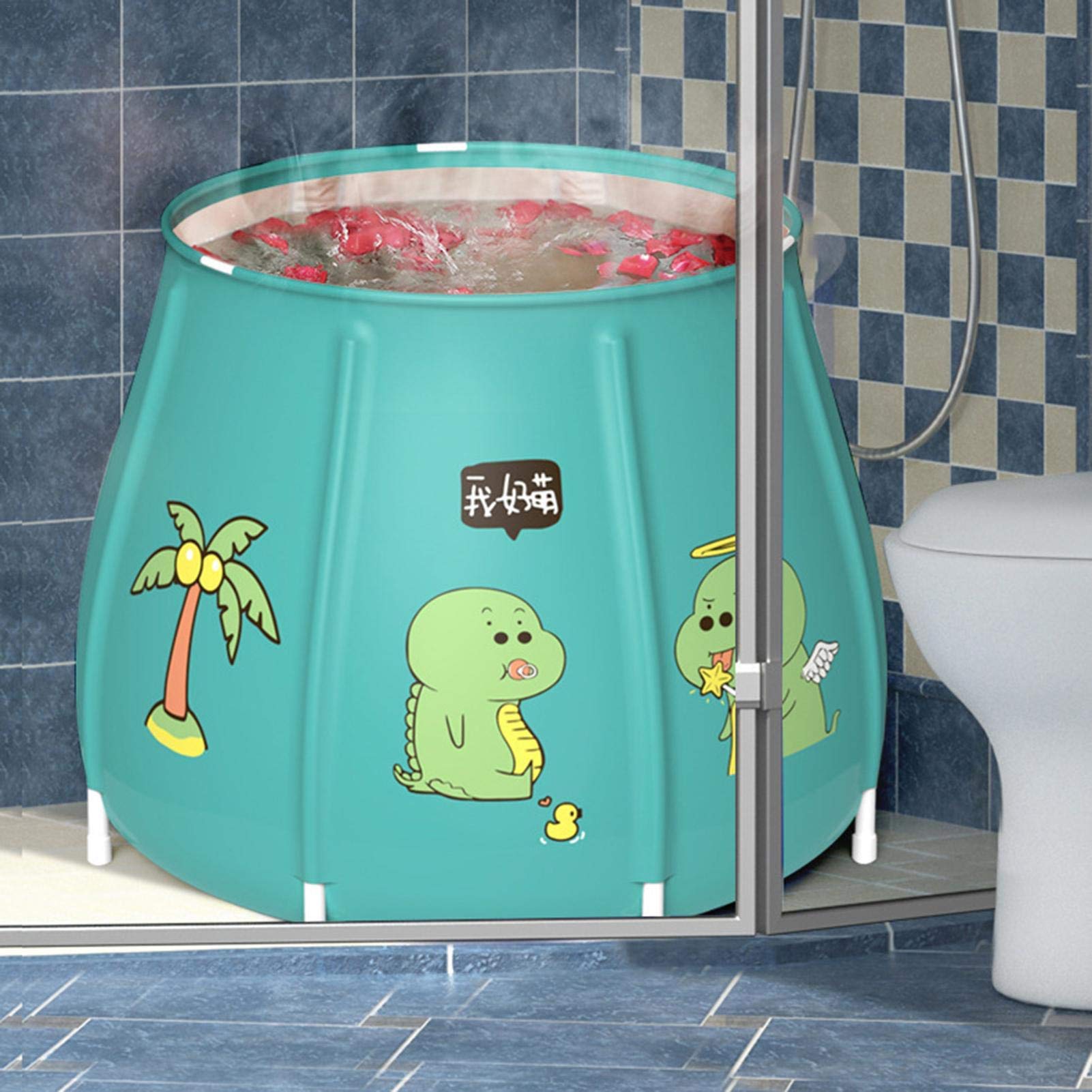 Vasca da Bagno Pieghevole Vasca da Bagno per Adulti Barile da Bagno per Uso Domestico Sudore da Bagno a Vapore Barile da Bagno in Piedi Vasca da Bagno per Box Doccia, Mantenimento