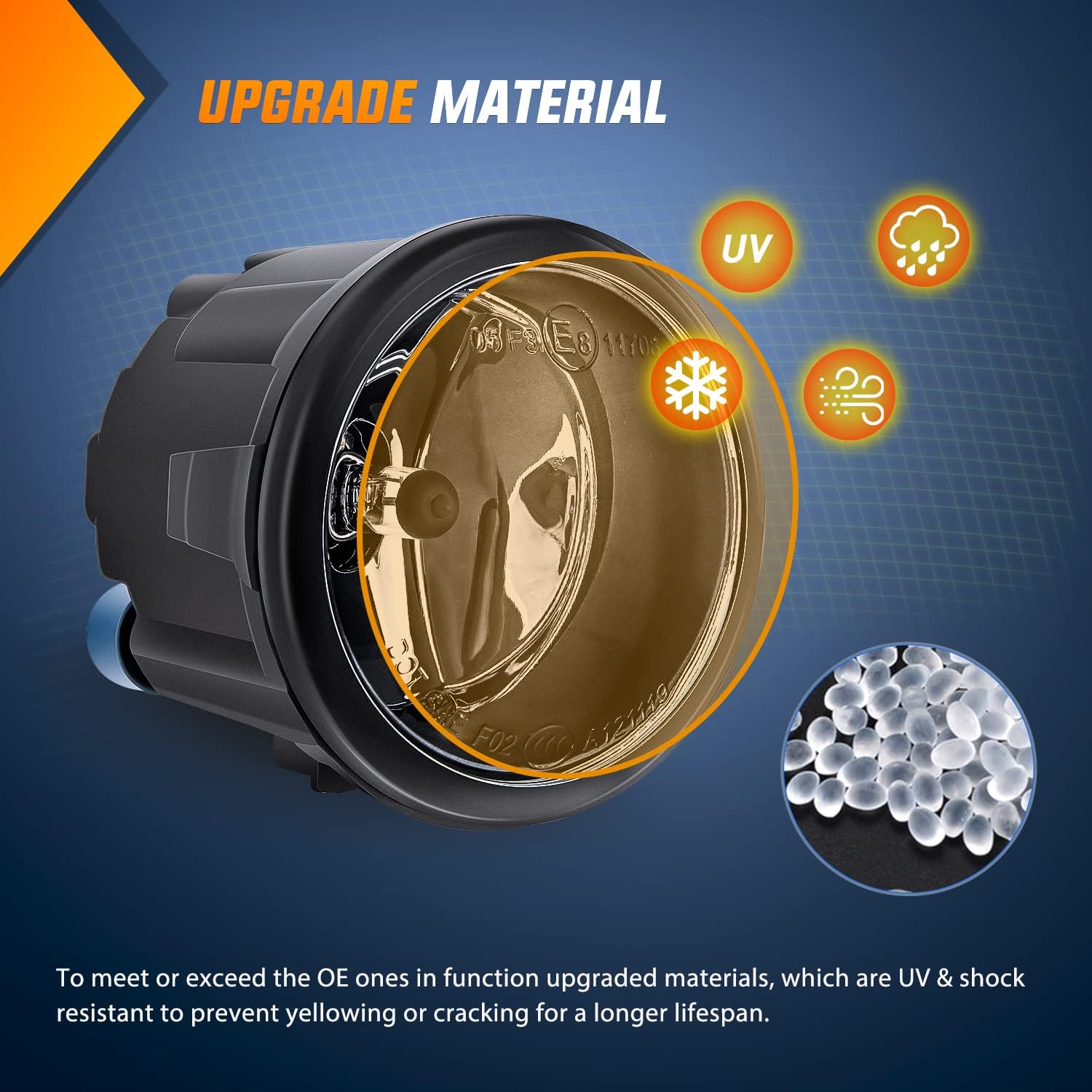 Nilight Fog Lights Assembly Compatible with 2006 2007 2008 2009 2010 2011 2012 2013 2014 Infiniti FX35 FX45 FX50 EX35 G37 G25 M35h M37 M56 QX56 Rogue Cube Nissan Murano Juke Versa