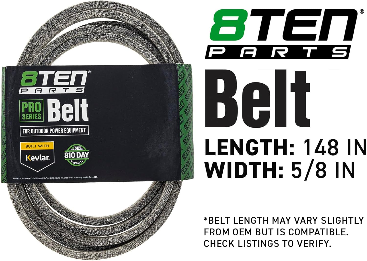 8TEN Deck Rebuild Kit for Husqvarna Poulan LGT 2554 2654 PB22H54BF PB22H54YT PBGT26H55 Blade Spindle Belt Idler