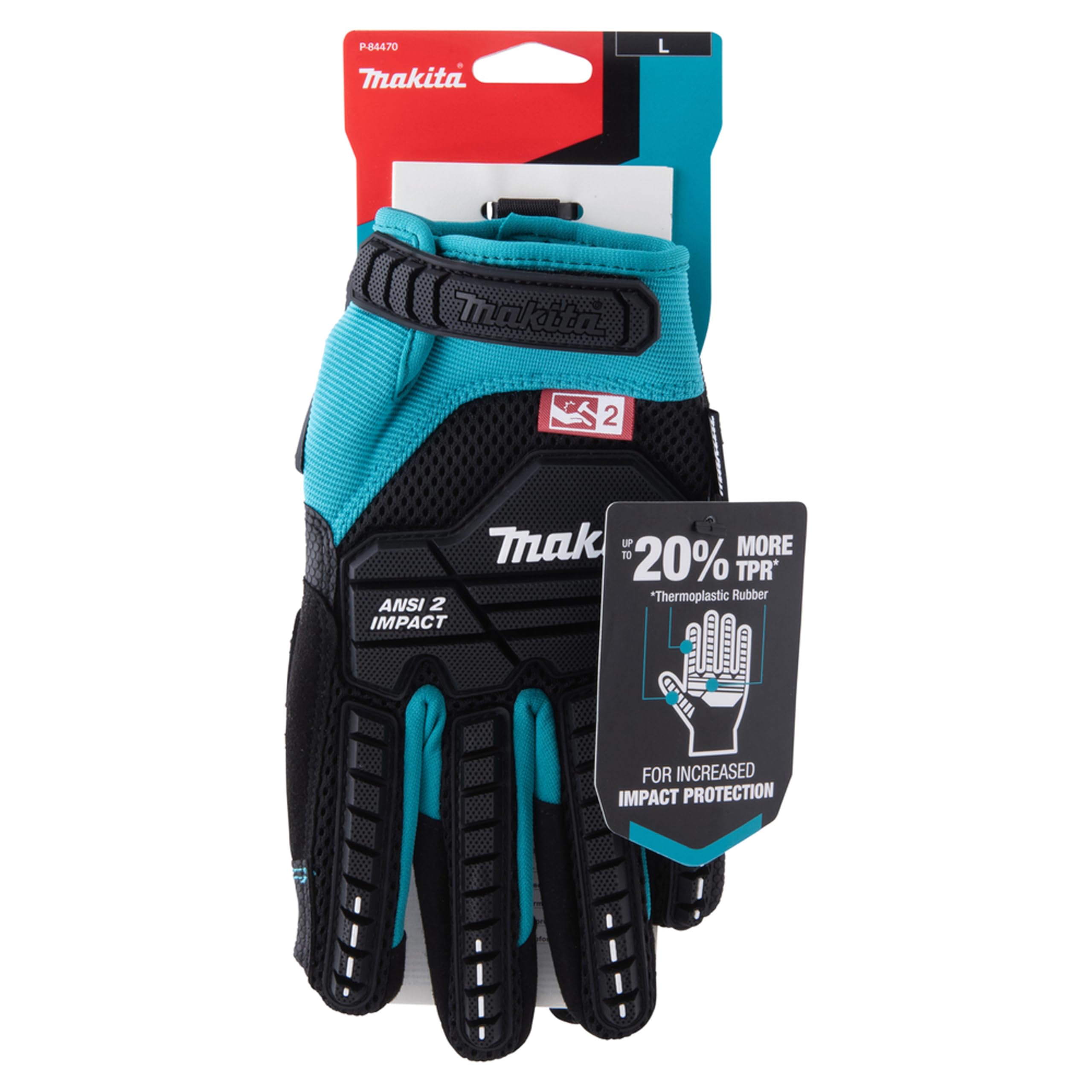 Makita Arbeitshandschuhe Gr. L P-84470 Gants de travail Taille: L 1 pc(s)