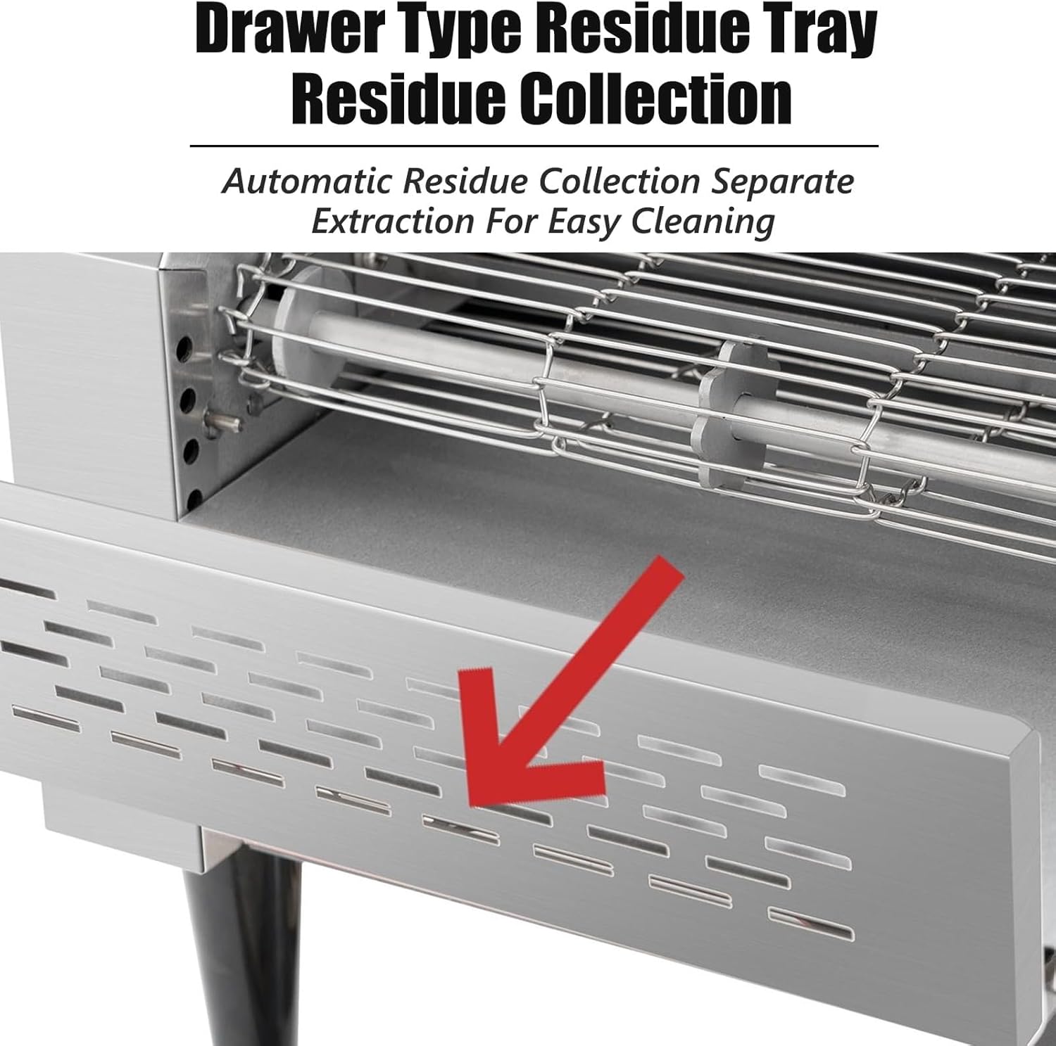 Commercial Conveyor Toaster, Stainless Steel Conveyor Toaster, Toast Bread Machines, Suitable for Restaurants Cafes Bakeries Hotels Buffets, Ideal for Toasting Bun Bagel Bread