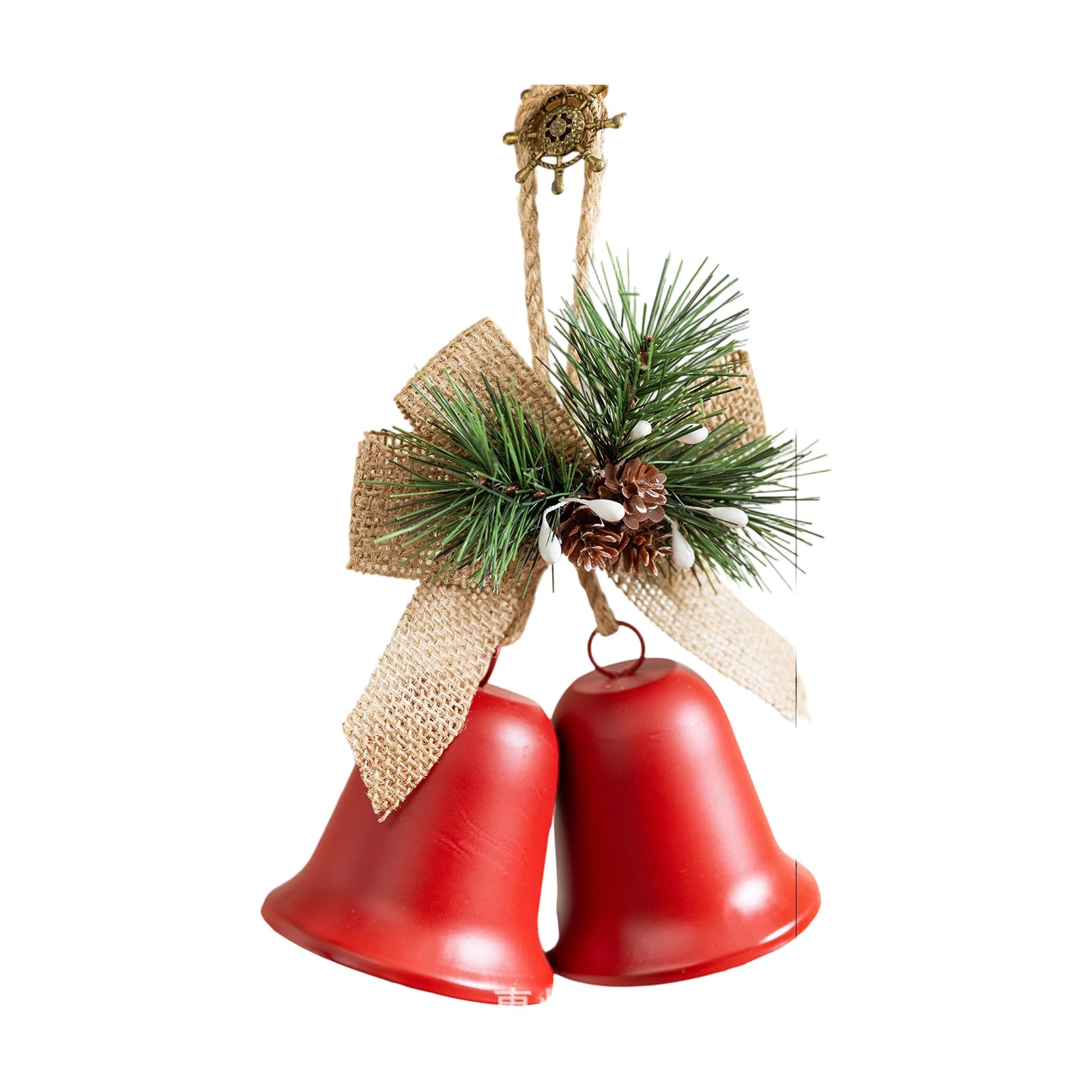 Holiday Hanging Toll Garnishes 9 in Tall with Permanent Metal Finish for Extended Celebration Heart Christmas Tree Hanging Addons