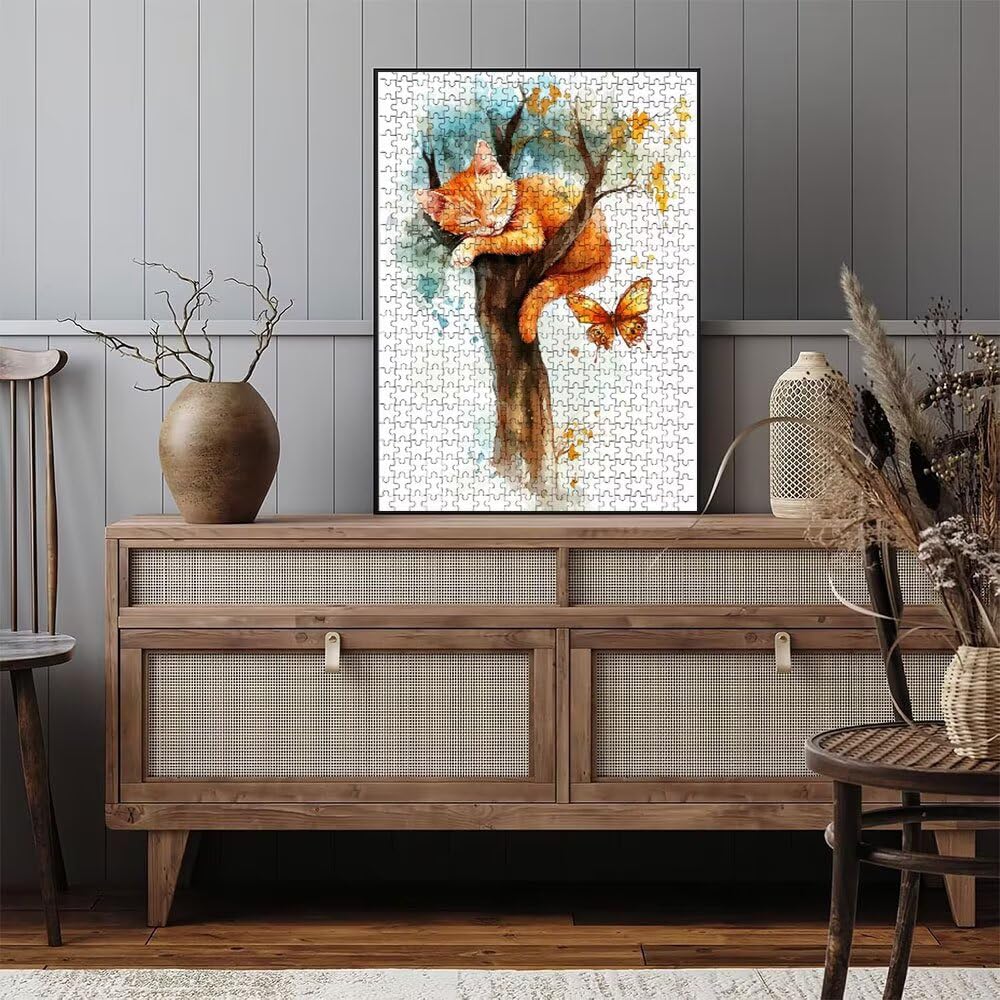 Puzzle 5000 Pezzi, Gatto Albero Di Amandola 3D Puzzle per Adulti Impegnativo, Educa Puzzles Artistico, Divertente E Stimolante Puzzles Decorativo per La Famiglia, Regalo e Decorazione Pareti DX0YL6968