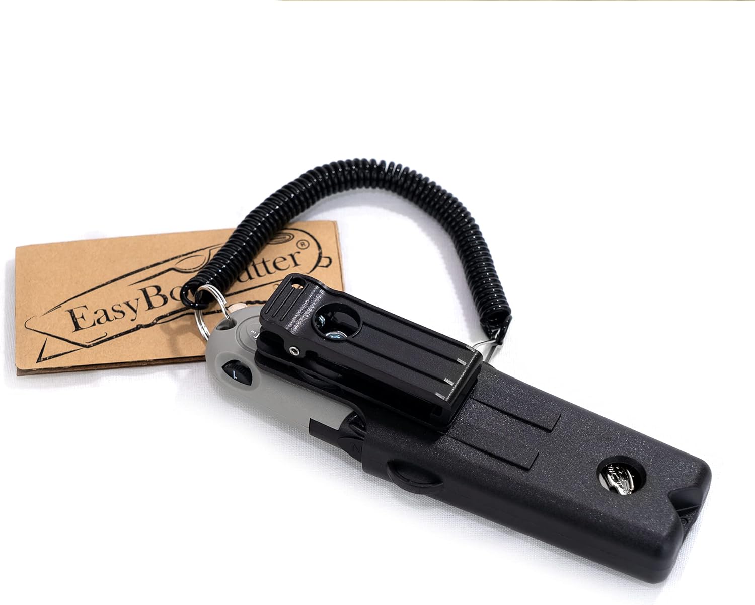 Modern Box Cutter with High Density Blades for Industrial Use - High productivity and unique features with 100% guaranttee (4000 - Auto Retract, Gray STD)