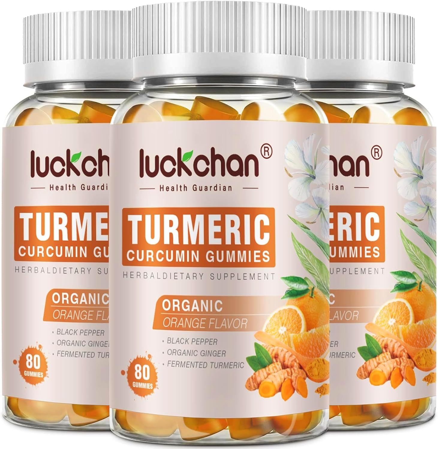 (3 Packs) Turmeric Curcumin Gummies