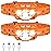 LHKNL Headlamp Flashlight, Lumen Ultra-Light Bright LED Rechargeable Headlight with White Red Light,2-Pack Waterproof Motion Sensor Head Lamp,8 Mode for Outdoor Camping Running Fishing- Orange