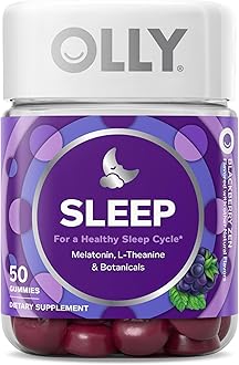 Restful Sleep Gummy Supplements, Blackberry Zen, 50 Count