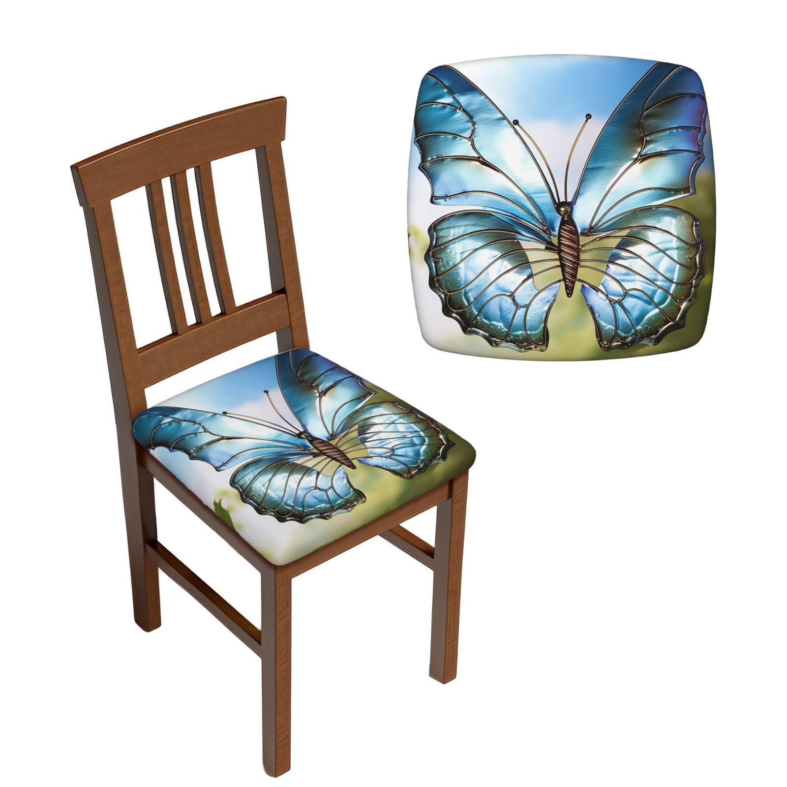 Housses de chaise motif papillon : protégez vos sièges de salle à manger en famille