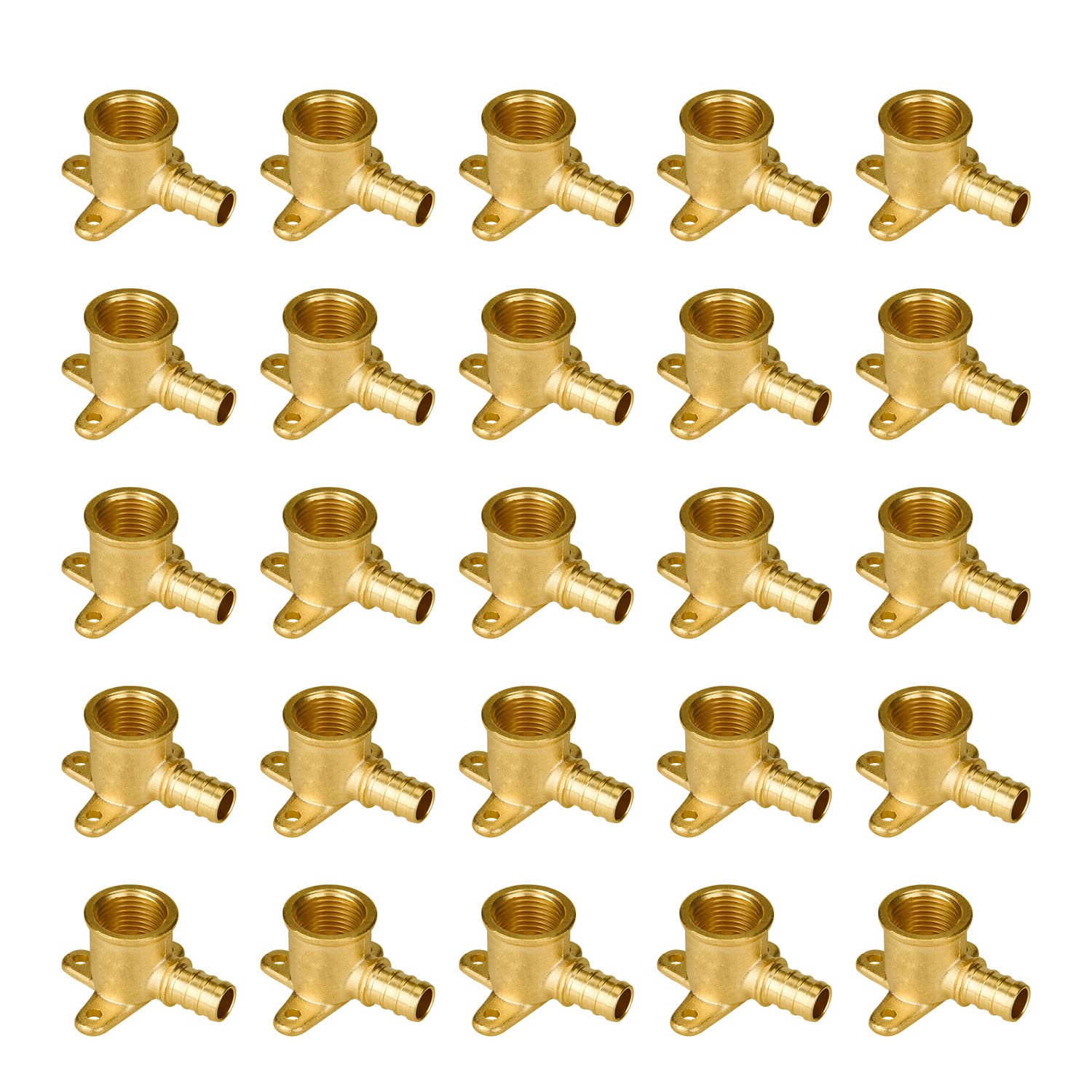 SUNGATOR Confezione da 25 Gomiti a Goccia PEX da 1/2", raccordi PEX da 1/2 Pollice