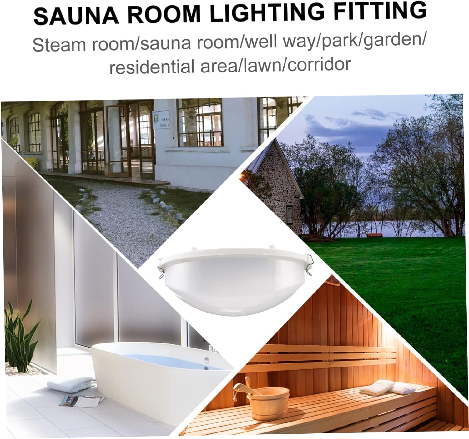 1pc Portable Sauna Explosion Light Fog Led Lamp for Steam Room and Bathroom and Sauna Lighting