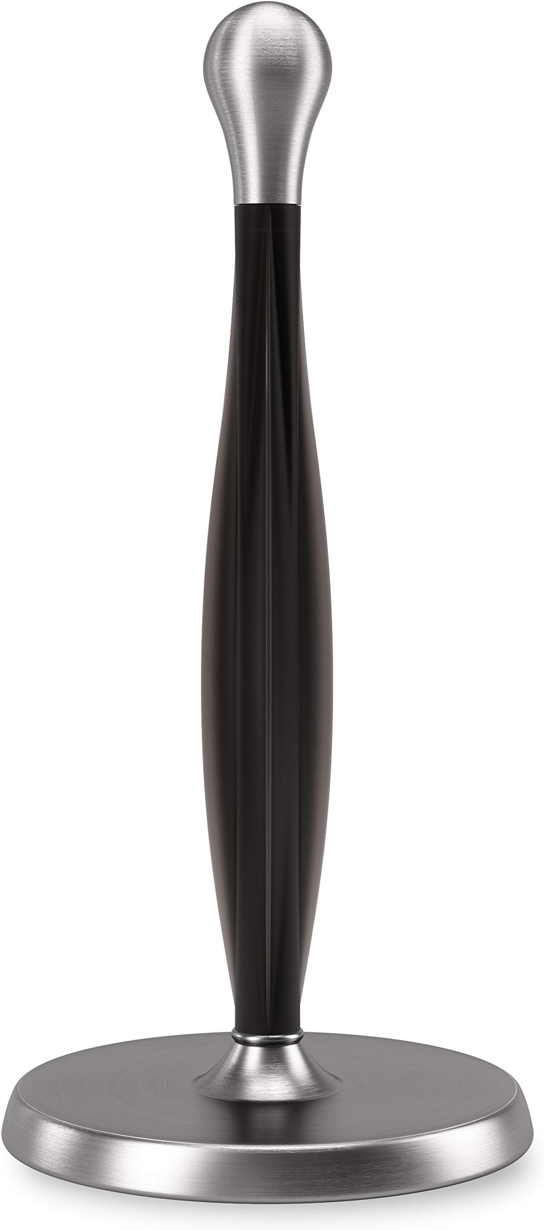 Umbra Tug One-Handed-Tear Paper Towel Holder, Smoke