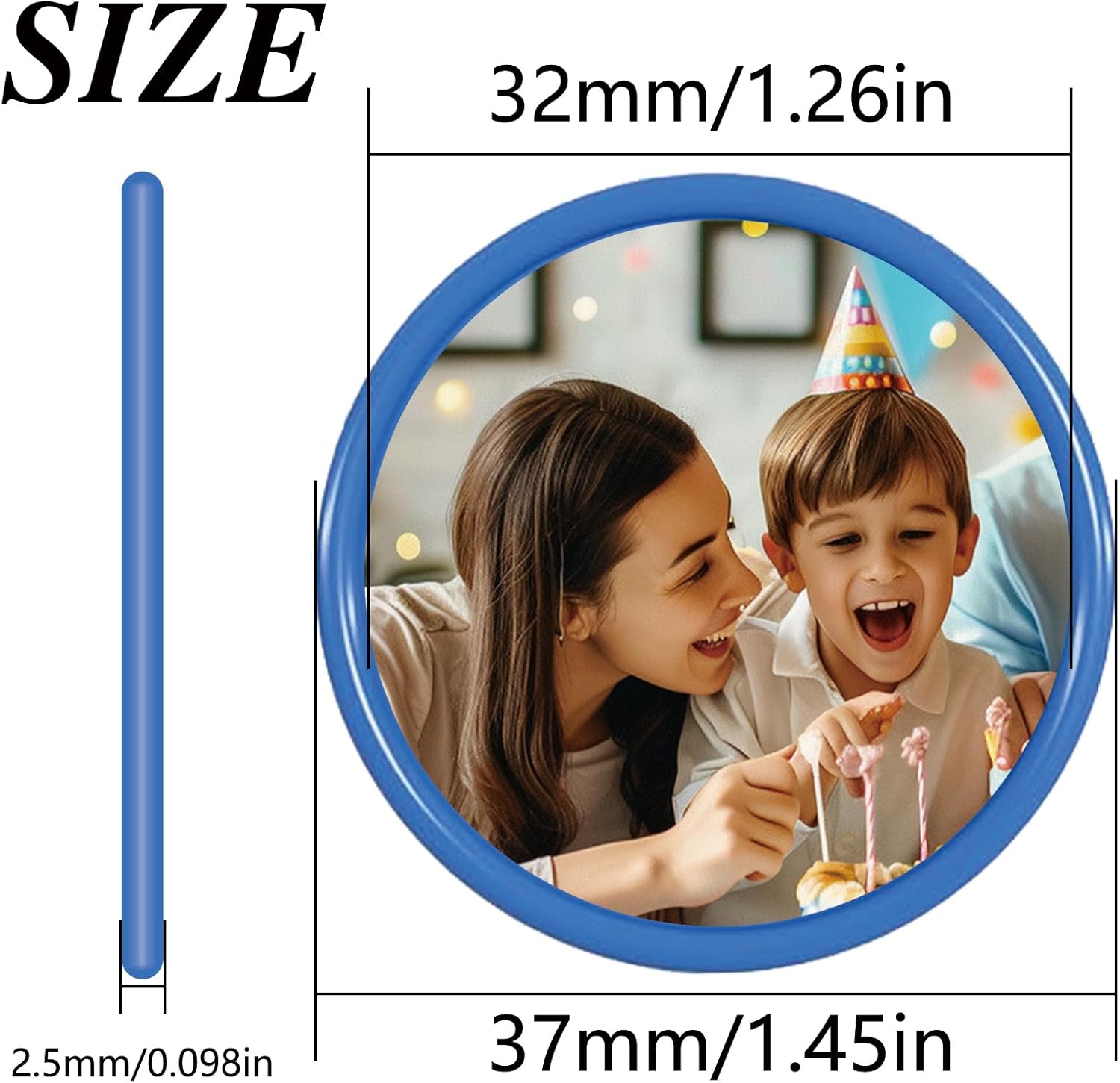 Custom Poker Chips,Personalized Poker Set Double Sided Printing,Custom Poker Chips with Logo/Text/Photo，Good for Drink Token, Business Card, Party