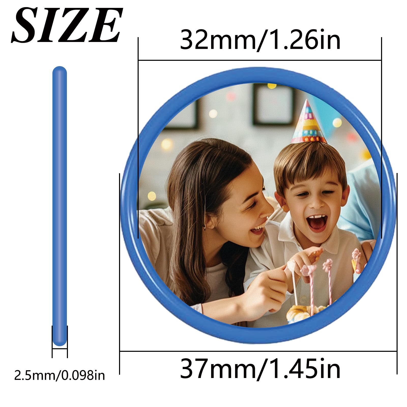 Aokizkdzsw Custom Poker Chips,Personalized Poker Set Double Sided Printing,Custom Poker Chips with Logo/Text/Photo?Good for Drink Token, Business Card, Party