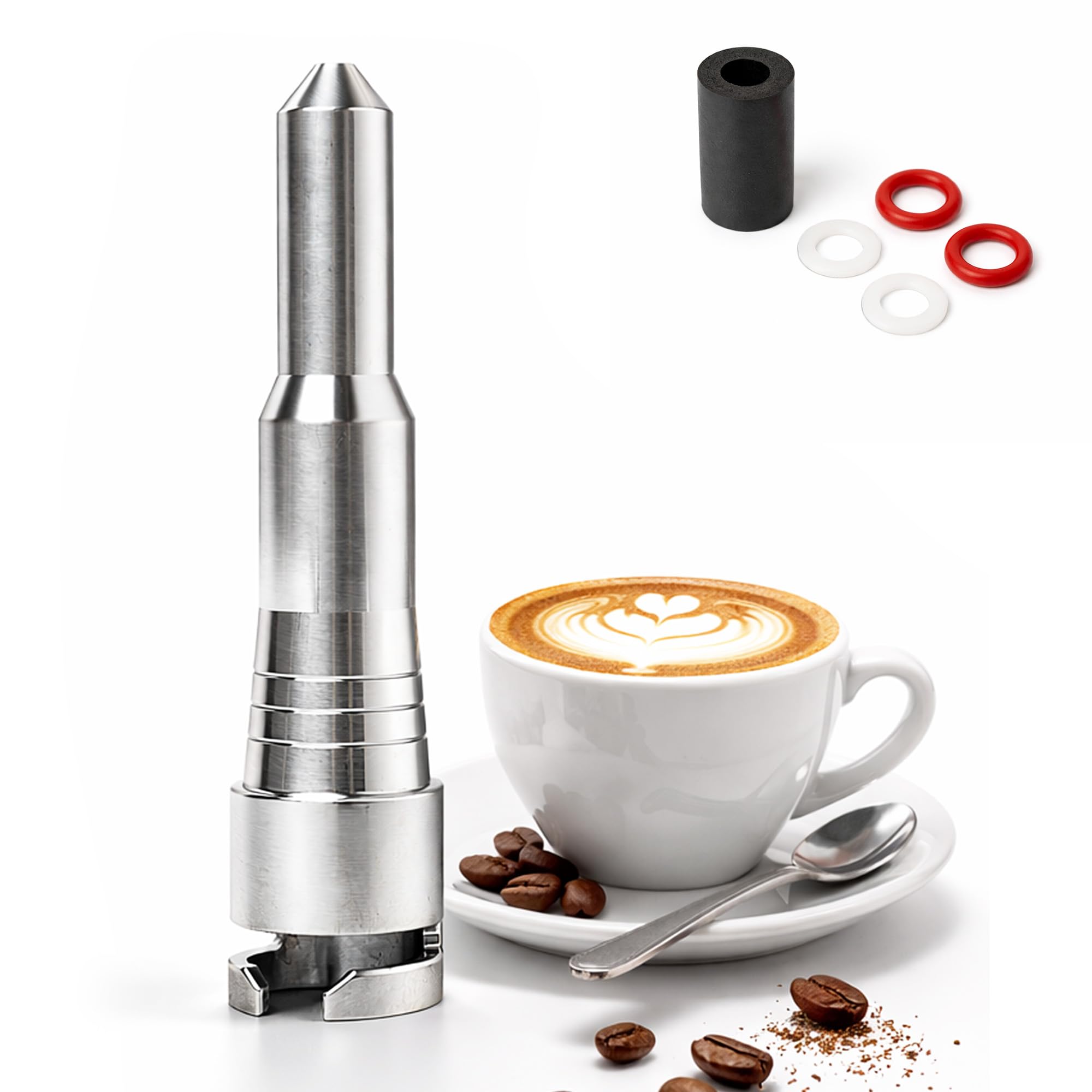 Boquilla Espumadora 1mm para De’Longhi Dedica EC680 EC685 y EM450.M | Boquilla de Vapor Acero Inoxidable para Cafetera Espresso | Upgrade Latte Art