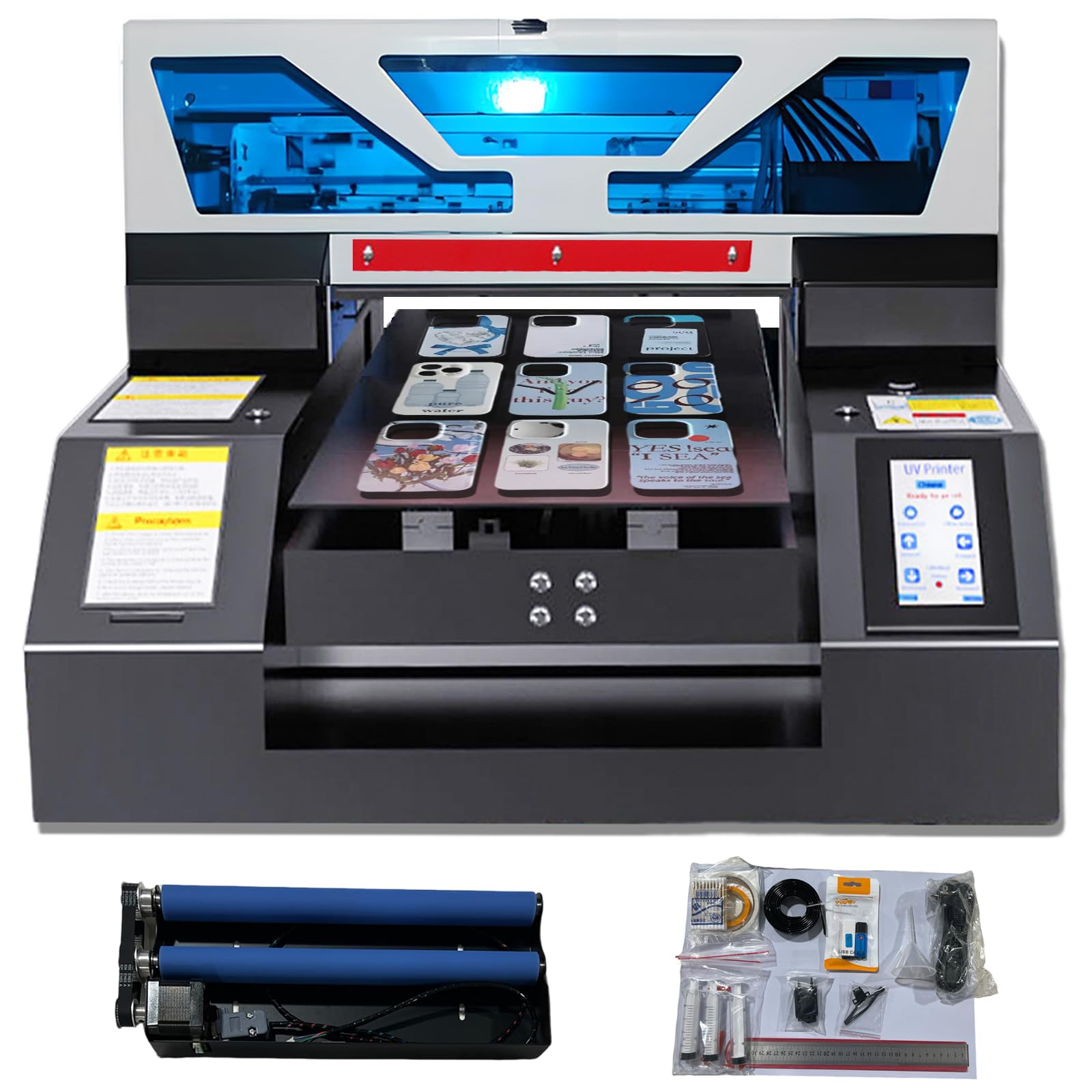 プリンター　Niji Amazon.com: SHENGJINSH UV Printer Machine, A3 UV DTG Machine with