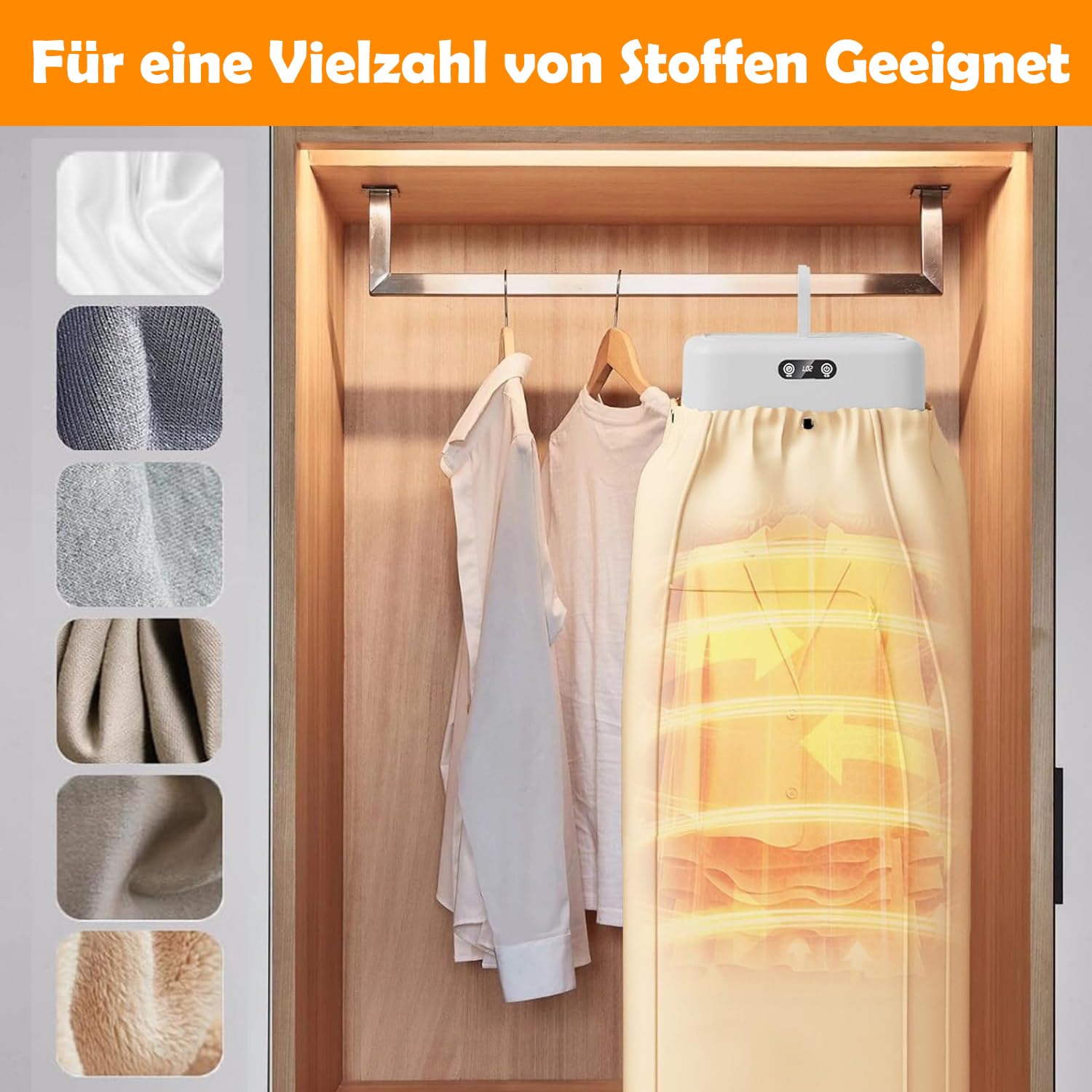 Sadodo Pequeña secadora eléctrica portátil, 600 W, mini secadora con temporizador, secador de aire caliente UV, pequeño secador de bomba de calor para apartamento, hogar, viajes, ropa eléctrica