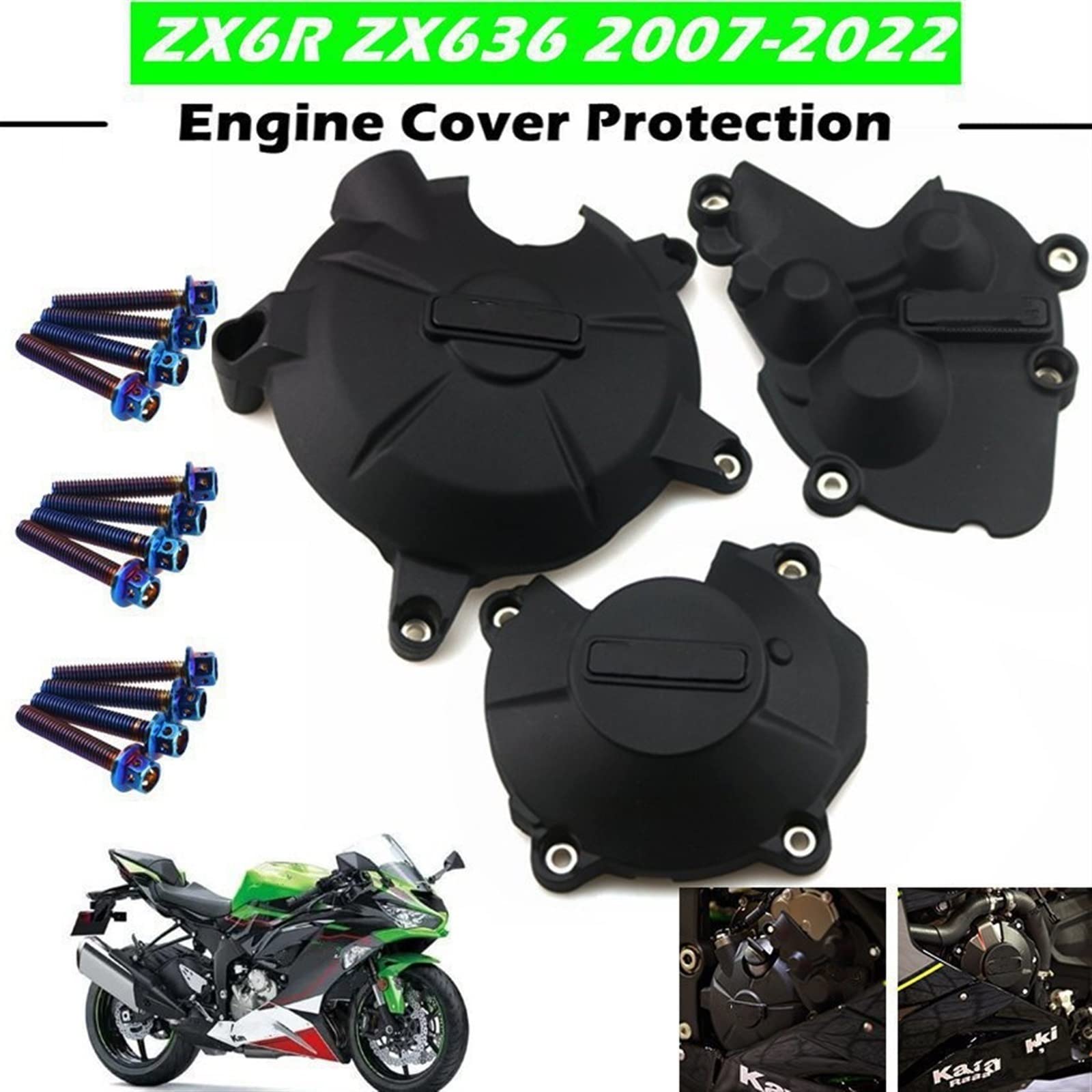 Protections Moteur Pro 2.0 Puig Pour KAWASAKI ZX-6R / 636 24-25